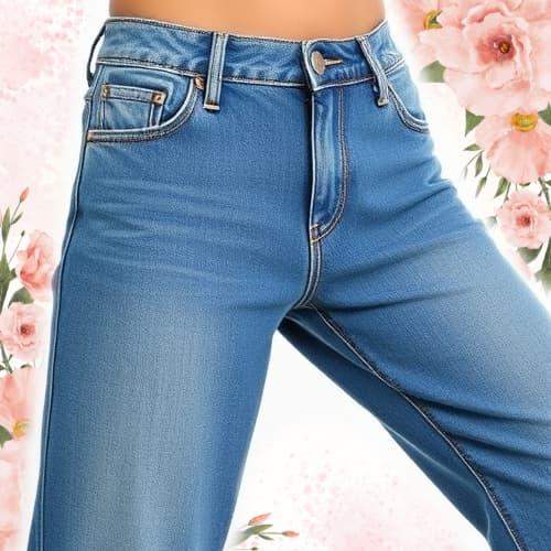 Damskie jeansy i spodnie używane – tanio online